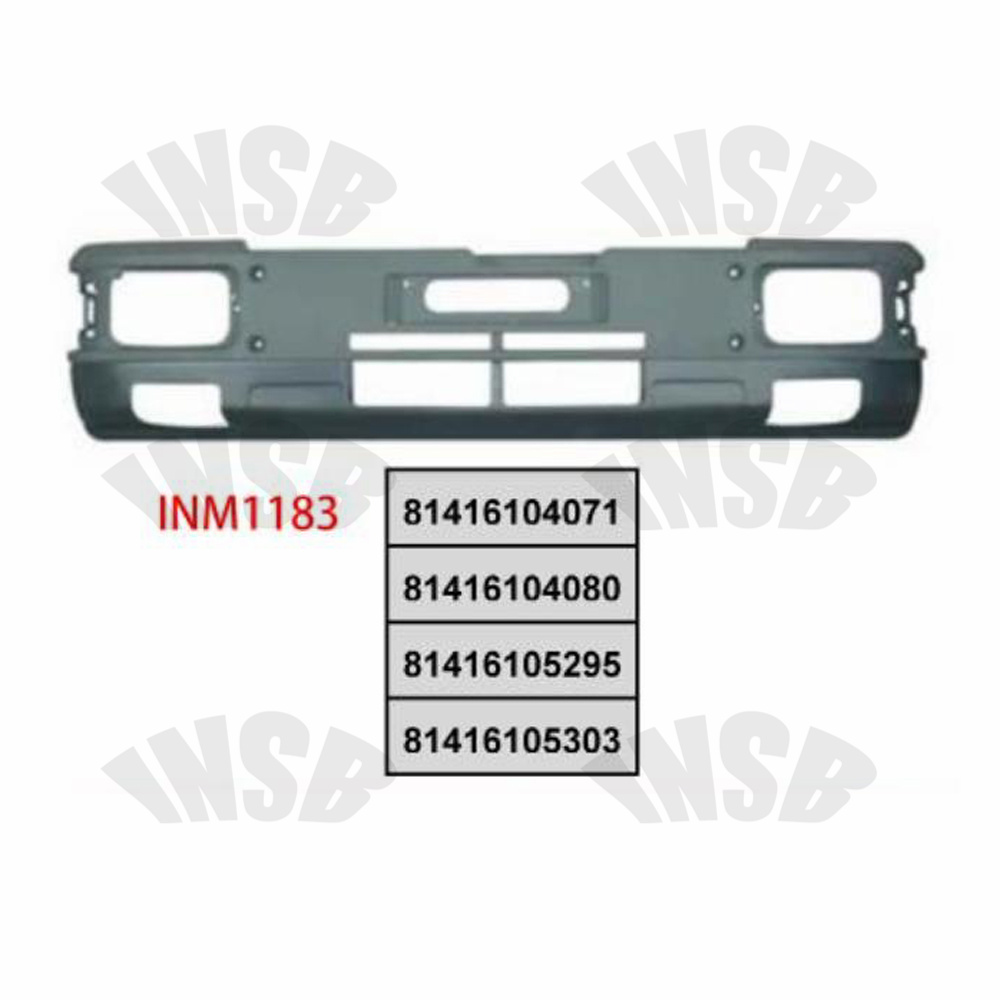 FRONT BUMPER FOR MAN F90-M90 TRUCK SPARE PARTS INM1183