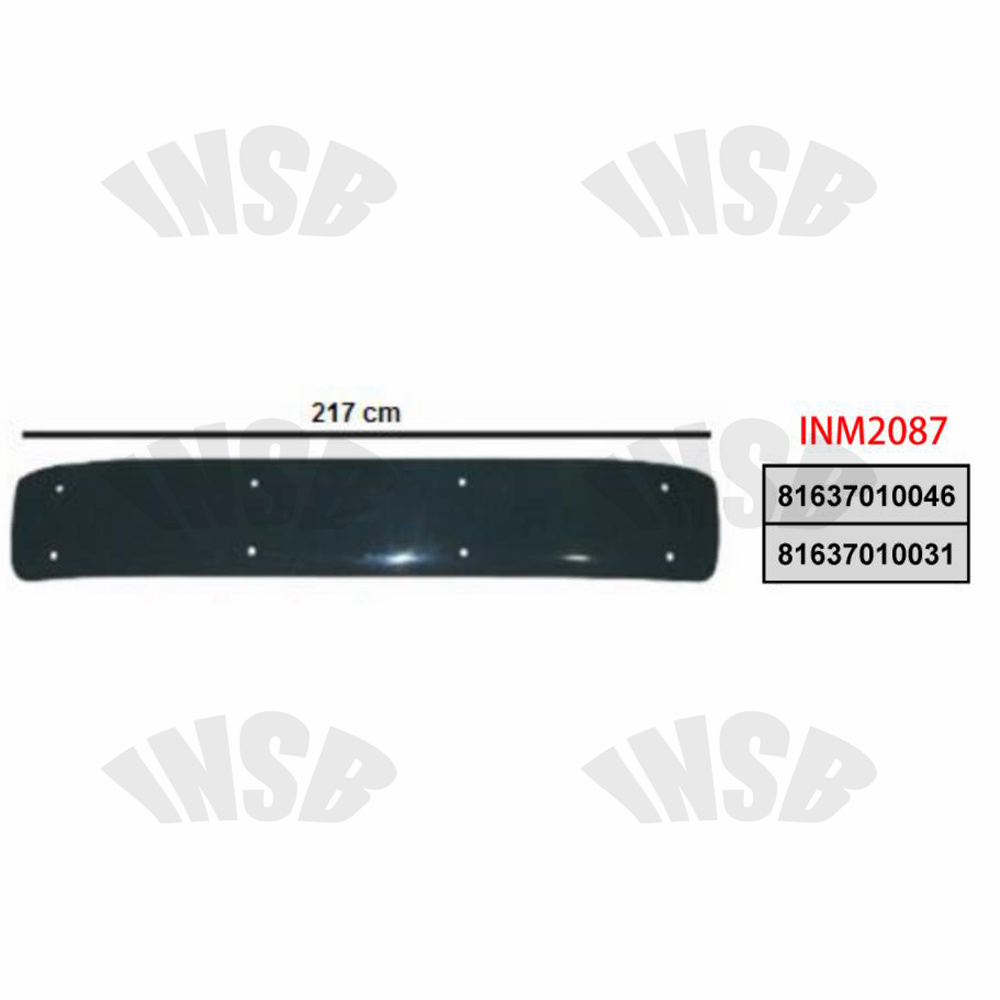 SUNVISOR PLATE FOR MAN TGA TRUCK SPARE PARTS INM2087