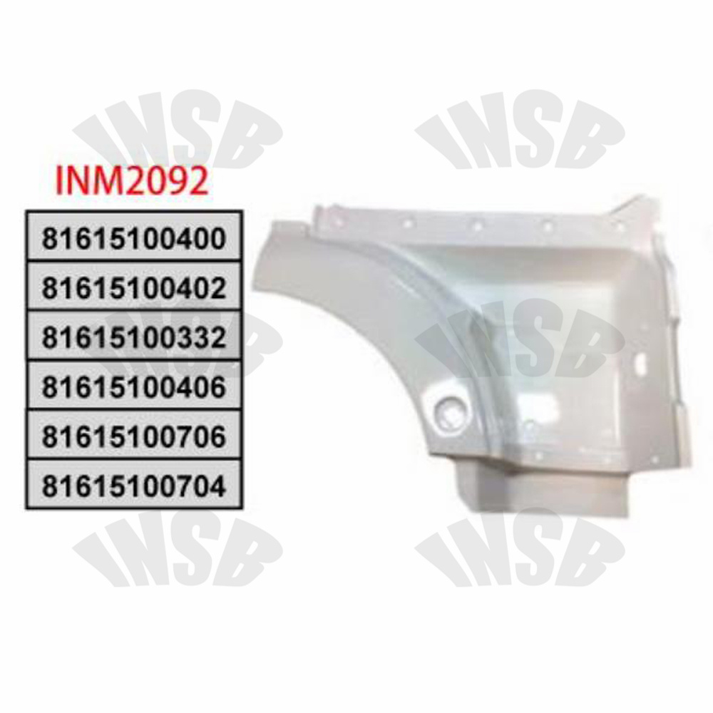 FENDER FOR MAN TGX TRUCK SPARE PARTS INM2092