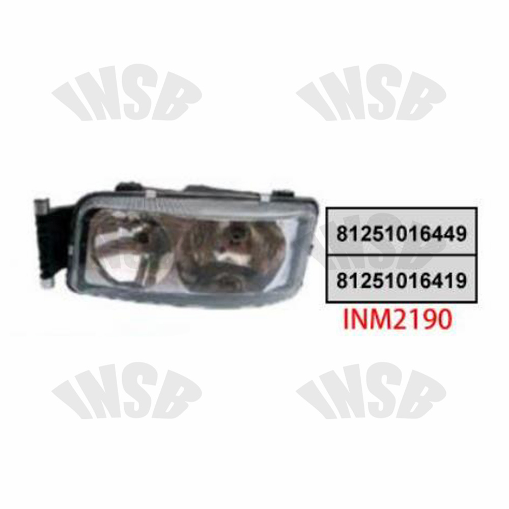 HEAD LAMP FOR MAN TGL TRUCK SPARE PARTS INM2190