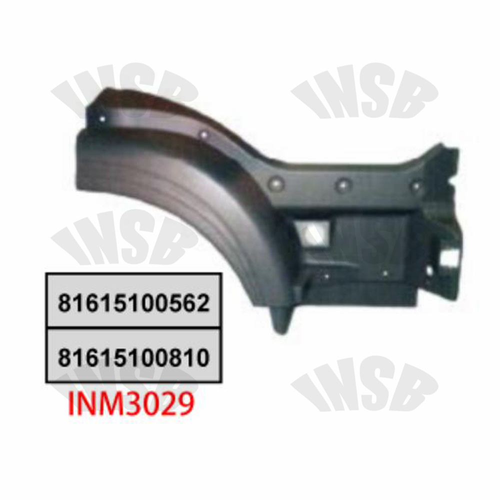 FENDER FOR MAN TGL TRUCK SPARE PARTS INM3029