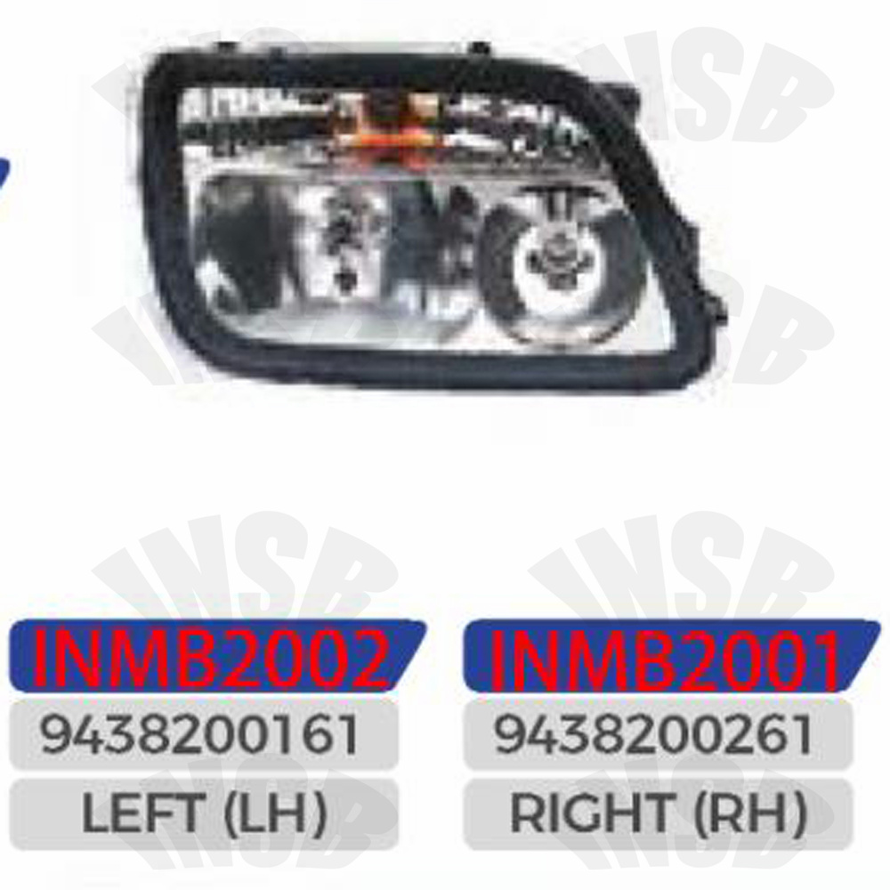 HEAD LAMP FOR BENZ ACTROS TRUCK SPARE PARTS INMB2002
