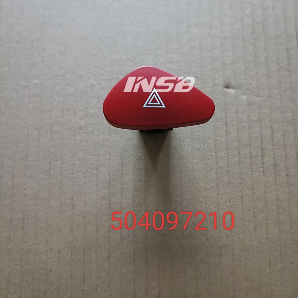 504097210 Red Emergency Light Switch Button for IVECO Eurocargo Truck Spare Parts INIV2147